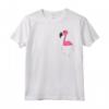 Fenicottero Rosa in Tasca Flamingo Maglietta - Design Estivo per Amanti degli Animali - Idea Regalo per Bambini e Adulti