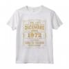 Dicembre 1972 Vintage - Maglia 52 Compleanno Anni Uomo Donna - Regalo Design Retro Vintage Edizione Limitata