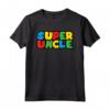 Supereroe Zio - Super Zio Maglietta per Regalo Compleanno o Natale - Divertente Idea Regalo per lo Zio Giocatore