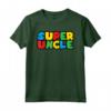 Supereroe Zio - Super Zio Maglietta per Regalo Compleanno o Natale - Divertente Idea Regalo per lo Zio Giocatore