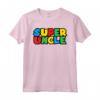 Supereroe Zio - Super Zio Maglietta per Regalo Compleanno o Natale - Divertente Idea Regalo per lo Zio Giocatore