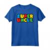 Supereroe Zio - Super Zio Maglietta per Regalo Compleanno o Natale - Divertente Idea Regalo per lo Zio Giocatore