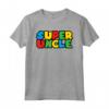 Supereroe Zio - Super Zio Maglietta per Regalo Compleanno o Natale - Divertente Idea Regalo per lo Zio Giocatore