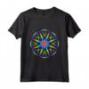 Maglietta con Motivo Caleidoscopio a Cravatta e Design Hippie - Ideale per Yoga e Compleanni - Acquista Online