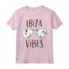 Ibiza Tropical Island Vibes Palm Tree Sunset Sunglasses Maglietta - Beach Vacation Tee for Caribbean or Mediterranean Lovers