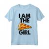 I Am A Pizza Girl Tee Shirt - Funny Women Gift - Best Pizza Lover T-shirt for Daily Life, Party, Vacation - Unique Pizza Quote Design