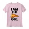 I Am A Pizza Girl Tee Shirt - Funny Women Gift - Best Pizza Lover T-shirt for Daily Life, Party, Vacation - Unique Pizza Quote Design