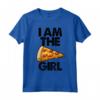 I Am A Pizza Girl Tee Shirt - Funny Women Gift - Best Pizza Lover T-shirt for Daily Life, Party, Vacation - Unique Pizza Quote Design