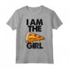 I Am A Pizza Girl Tee Shirt - Funny Women Gift - Best Pizza Lover T-shirt for Daily Life, Party, Vacation - Unique Pizza Quote Design