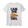 I Am A Pizza Girl Tee Shirt - Funny Women Gift - Best Pizza Lover T-shirt for Daily Life, Party, Vacation - Unique Pizza Quote Design