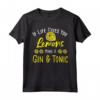 Gin Lover: If Life Gives You Lemons Make A Gin & Tonic - Gin Maglietta - Ideale come Regalo per gli Amanti del Gin
