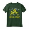 Gin Lover: If Life Gives You Lemons Make A Gin & Tonic - Gin Maglietta - Ideale come Regalo per gli Amanti del Gin