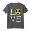 Nucleare Radiazioni Love - Maglietta Tecnologia Radiologica per Ingegneri Nucleari e Radiologi - Regalo Unico per Laureati in Radiografia