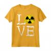 Nucleare Radiazioni Love - Maglietta Tecnologia Radiologica per Ingegneri Nucleari e Radiologi - Regalo Unico per Laureati in Radiografia