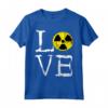 Nucleare Radiazioni Love - Maglietta Tecnologia Radiologica per Ingegneri Nucleari e Radiologi - Regalo Unico per Laureati in Radiografia