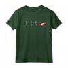 Heartbeat ECG Koi Fish Giappone Carpa Giapponese Nishikigoi Stagno Maglietta - Ideale per gli Amanti dei Pesci Koi - Perfetto Regalo per Allevatori e Appassionati di Allevamento