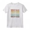 Retro West Ham Londra Maglietta - Design Vintage per Uomini, Donne e Bambini - Acquista Abbigliamento Calcio Online