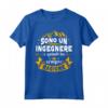 Sono Un Ingegnere Sempre Ragione - Maglietta Uomo con Citazione Divertente - Regalo per Ingegneri a Natale, Laurea o Compleanno