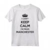 Non riesco a mantenere la calma, vengo da City Manchester - Maglietta divertente per uomini, donne e famiglie - Ideale per Compleanno e Natale