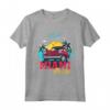 Miami Beach Tee Shirt - Graphic Design Manica Corta - I Love Miami Florida Summer Vibes T-shirt - Souvenir Retro Miami Fashion Style