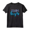 Team Boy - Maglietta per Festa di Genere e Baby Shower - Design Esclusivo per Gravidanza e Regalo per Genitori in Attesa