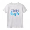 Team Boy - Maglietta per Festa di Genere e Baby Shower - Design Esclusivo per Gravidanza e Regalo per Genitori in Attesa