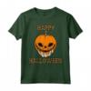 Happy Halloween Shirt Donna Uomo - Maglietta con Ossa e Faccia da Zucca - Regalo di Halloween 2021 - Design Unico per la Festa - Acquista Online