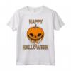 Happy Halloween Shirt Donna Uomo - Maglietta con Ossa e Faccia da Zucca - Regalo di Halloween 2021 - Design Unico per la Festa - Acquista Online