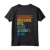 Retro Leggendario da Gennaio 2008 T-Shirt 13 anni - Maglietta Compleanno Vintage
