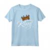 Corona con scritta KING - Maglietta Divertente Compleanno Re Regina - Idea Regalo Fashion