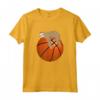 Lazy Sloth dormendo su un pallone da basket - Design Maglietta per Giocatori di Basket - Regalo Compleanno Ideale