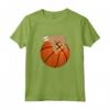 Lazy Sloth dormendo su un pallone da basket - Design Maglietta per Giocatori di Basket - Regalo Compleanno Ideale