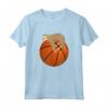 Lazy Sloth dormendo su un pallone da basket - Design Maglietta per Giocatori di Basket - Regalo Compleanno Ideale
