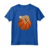 Lazy Sloth dormendo su un pallone da basket - Design Maglietta per Giocatori di Basket - Regalo Compleanno Ideale