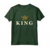 Men's Boys World King Graphic Design Tee shirts - I'm A King Maglietta - Novelty Clothing for Men and Boys