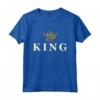 Men's Boys World King Graphic Design Tee shirts - I'm A King Maglietta - Novelty Clothing for Men and Boys