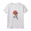 Fiore Vintage Rosso Retro Floreale Maglietta Carina - Stile Classico - Ideale per gli Amanti del Vintage e dei Fiori