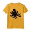 Silhouette Octopus T Shirt - Maglietta Cephalopoda Polpo Nero - Il Regalo Perfetto per gli Amanti del Mare