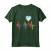 Pallavolo EKG Heartbeat Tie Dye per Ragazze - Maglietta Battito del Cuore della Pallavolo - Regalo Ideale per Giocatori, Mamme e Allenatori