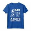 Motocross Dirt Bike - Papà Moto Supereroe - Maglietta Regalo per Famiglia - Ideale per Compleanno e Natale