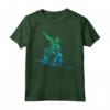 Snowboard Snowboarder Uomo Bambini Ragazzi - Maglietta Ride the Snowboard Wave - Regalo Ideale per Compleanno o Natale