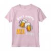 Don't worry beer happy - Maglietta Divertente per Amanti della Birra - Ideale per Addii al Celibato o Feste