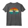 Rock & Roll Vintage Retro Hand Horns Drummer Drum Sticks Tee - Unique Gift Idea for Music Lovers - Perfect for Christmas & Birthdays
