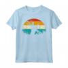 Rock & Roll Vintage Retro Hand Horns Drummer Drum Sticks Tee - Unique Gift Idea for Music Lovers - Perfect for Christmas & Birthdays