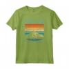 Oregon Retro Mountains Vintage Portland Home State Mountain Maglietta - Nostalgic Mount Hood Sunset Design - Perfect Holiday Souvenir & Gift for Outdoor Enthusiasts