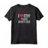 I love my Twin Brother Shirt - Family Matching Funny Design - Perfetta Idea Regalo per Fratelli Gemelli a Natale o Compleanno