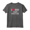 I love my Twin Brother Shirt - Family Matching Funny Design - Perfetta Idea Regalo per Fratelli Gemelli a Natale o Compleanno