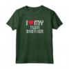 I love my Twin Brother Shirt - Family Matching Funny Design - Perfetta Idea Regalo per Fratelli Gemelli a Natale o Compleanno