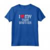 I love my Twin Brother Shirt - Family Matching Funny Design - Perfetta Idea Regalo per Fratelli Gemelli a Natale o Compleanno