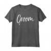 Matching Getting Ready Bride & Groom Wedding Gifts Maglietta - Unique Vintage Script Calligraphy Mr. & Mrs. Bridal Shirts for Couples - Funny Wedding Party Apparel